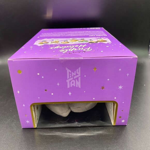 BTS V Plush Doll Tiny Tan Kpop Fortune Box Purple Holiday 2020 Ver. New - Picture 6 of 10